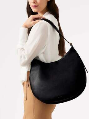 NWOT Radley Kensington Place Open Top Shoulder Black Handbag Large